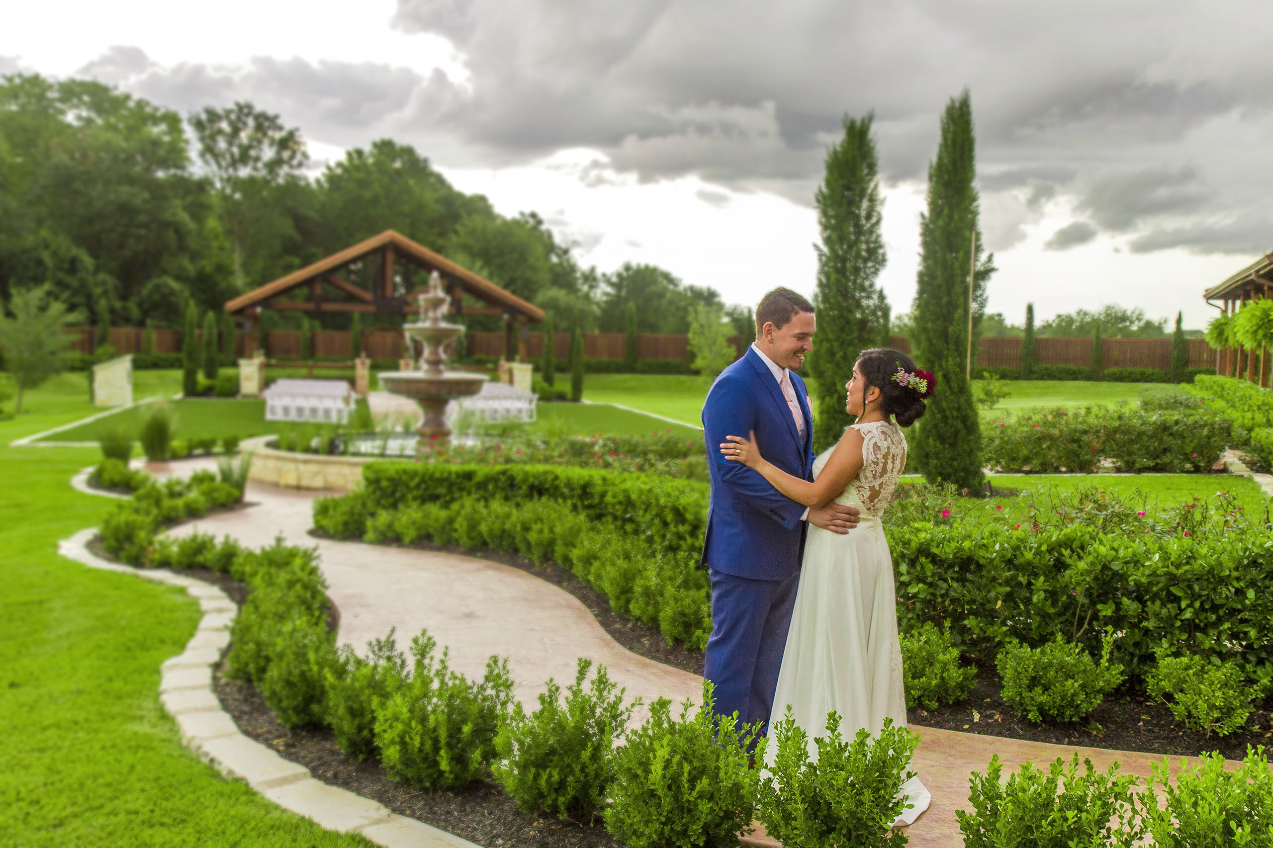 Tuscan wedding setup the Geneva photographer